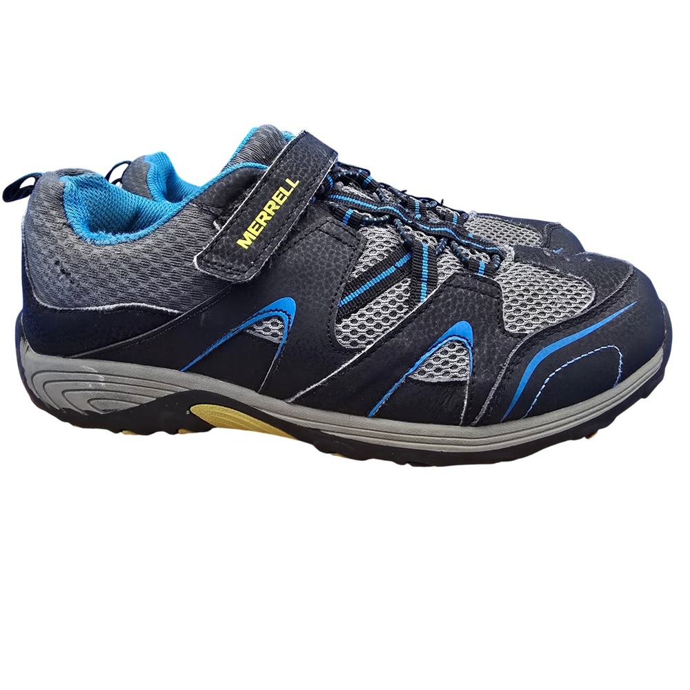 Merrell Men's Black Gray Blue Athletic Shoes